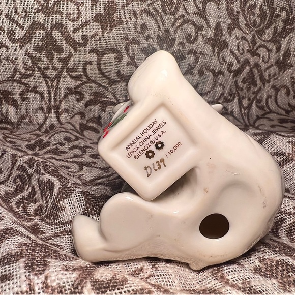 VINTAGE AUTHENTIC LENOX CHRISTMAS HOLIDAY ELEPHANT NUMBERED DL39 - Picture 5 of 5